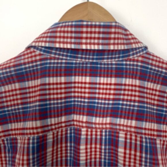 Vintage Y2K Wrangler Jeans Co. Plaid Western Button Up Shirt - Picture 6 of 8